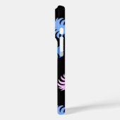 Lila Momona Hawaiian Tropical Pineapse Case-Mate iPhone Hülle (Rückseite / Links)