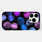 Lila Momona Hawaiian Tropical Pineapse Case-Mate iPhone Hülle (Rückseite (Horizontal))