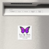 Lila Monarchschmetterlingshochzeit rettet das Datu Magnet (In Situ (Geschirrspüler))