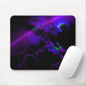 Lila Mond cooles Mousepad (Mit Mouse)