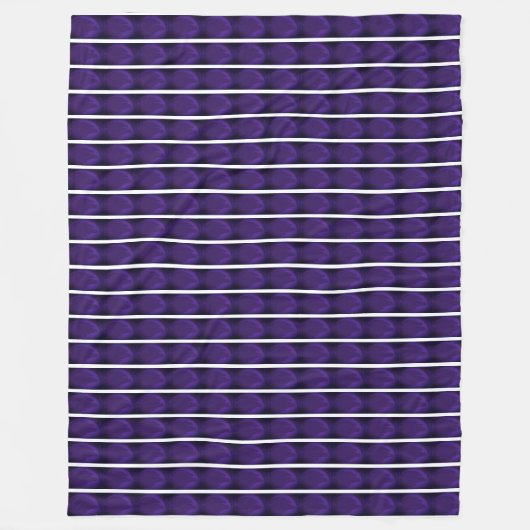 Lila Mond Fleecedecke (Vorderseite)