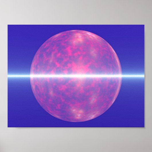 Lila Mond Poster (Vorne)