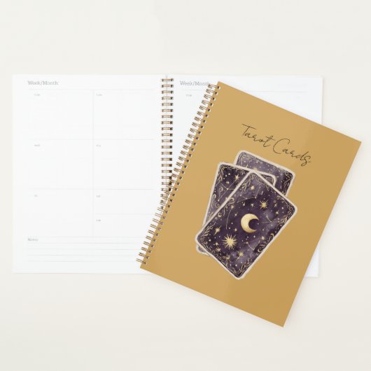 Lila Mond Sterne Tarot Karten Planer (Anzeige)