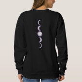 Lila Mond Sweatshirt (Rückseite)