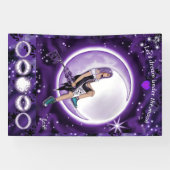 Lila Mondkind Banner (Horizontal)