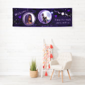 Lila Mondkind Banner (Insitu)
