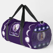 Lila Mondkind Duffle Bag (Rechte Ecke)