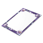 Lila Mondkind Notizblock (angewinkelt)