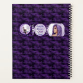 Lila Mondkind Planer (Rückseite)