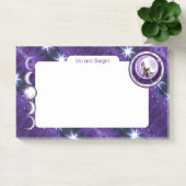 Lila Mondkind Post-it Klebezettel (Büro)