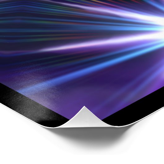 Lila Mondkind Poster (Ecke)