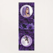 Lila Mondkind Yogamatte (Rückseite)