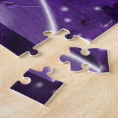 Lila Mondkinderpuzzle Puzzle (Seite)