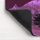 Lila Mondlandschaft auf ferne Welt Mousepad (Ecke)