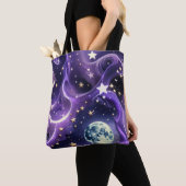 Lila Mondphasen Tasche (Von Nahem)