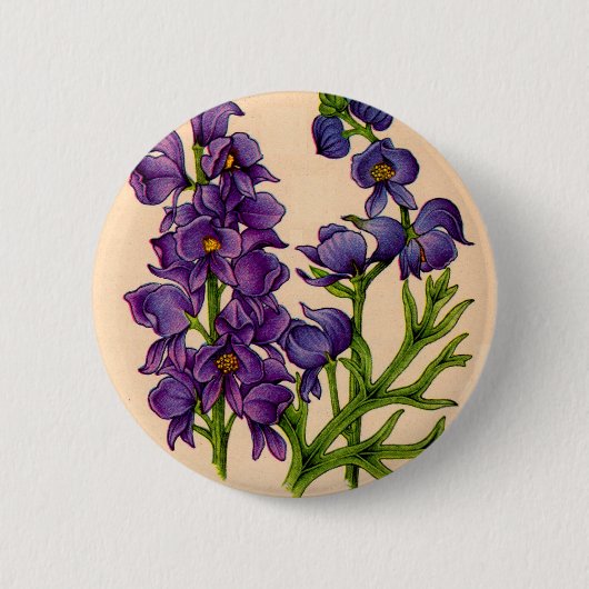 lila Monkshoods lila Button (Vorderseite)