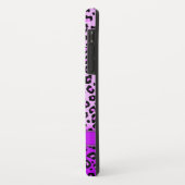 Lila Monografie von Leopard Case-Mate iPhone Hülle (Hinten/Links)