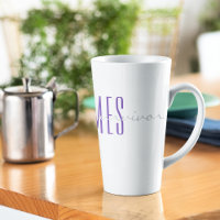 Lila Monogram Soft Gray Ich bin ein Überlebender v