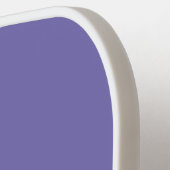 Lila Monogramm-Elegantenskript Pickleball Schläger (Linke Seite)