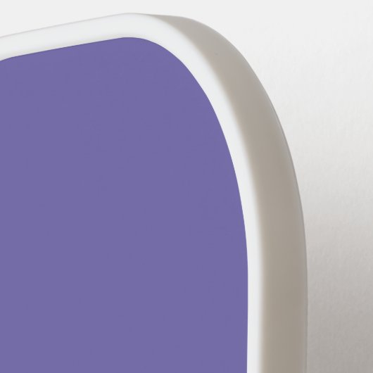 Lila Monogramm-Elegantenskript Pickleball Schläger (Linke Seite)