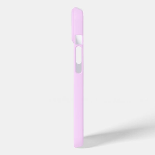Lila Monogramm-Gehäuse mit individueller Lichtfarb Case-Mate iPhone Hülle (Rückseite / Links)