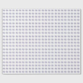 Lila Monogramm-Logo-Geschäft Geschenkpapier (Flach)