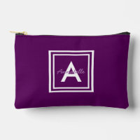 Lila Monogramm Personalisiert