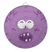 Lila Monster-Face-Dart-Board Dartscheibe (vorne)