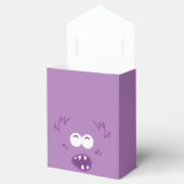 Lila Monster-Gesicht-Geschenkboxen Geschenkschachtel (Geöffnet)