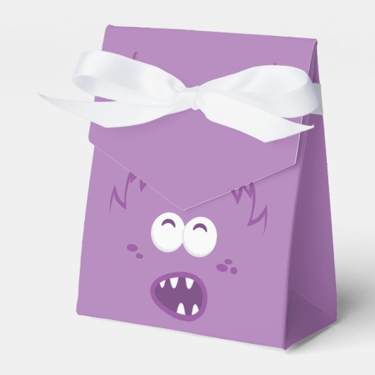 Lila Monster-Gesicht-Geschenkboxen Geschenkschachtel (Vorderseite)