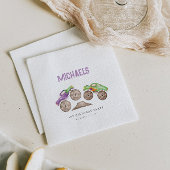 Lila Monster Trucks Bash Geburtstag Serviette