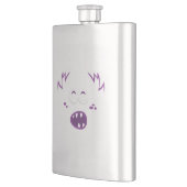 Lila Monsterfass Flachmann (Links)