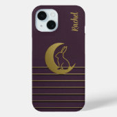 Lila Moon Bunny Design iPhone/iPad Gehäuse Case-Mate iPhone Hülle (Rückseite)