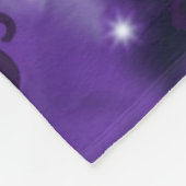 Lila Moon Child Fleece Blanket (Ecke)