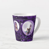 Lila Moon Child Latte Tasse (Rechte Ecke)