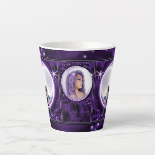 Lila Moon Child Latte Tasse