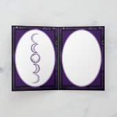 Lila Moon Child leere Karte (Innenseite)