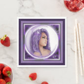 Lila Moon Child Napkins Serviette (Beispiel)