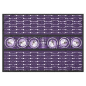 Lila Moon Child Tableclout Tischdecke (Vorderseite (Horizontal))