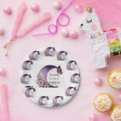 LILA 💜 💜 MOON DISIGN INPaper Plate Pappteller (Party)