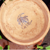 Lila Moon Goddess Wiccan Triple Moon Symbol Art Gummistempel