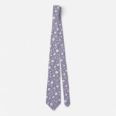Lila Moon Neck Tie Krawatte (Vorderseite)