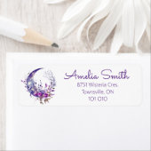 Lila Moon-Rücksendeadresse (Insitu)