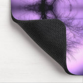 Lila Morgen-Mausunterlage Mousepad (Ecke)