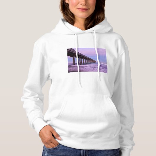 Lila Morgenröte Hoodie (Vorderseite)