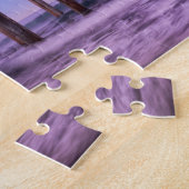 Lila Morgenröte Puzzle (Seite)
