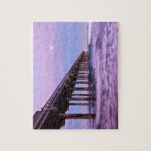 Lila Morgenröte Puzzle (Vertikal)