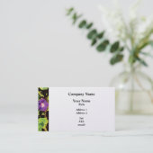 Lila Morning Glory - Platin beendet Visitenkarte (Stehend Vorderseite)