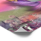 Lila Morning Mermaid Poster (Ecke)