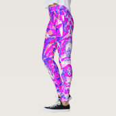 Lila Mosaik Leggings (Links)
